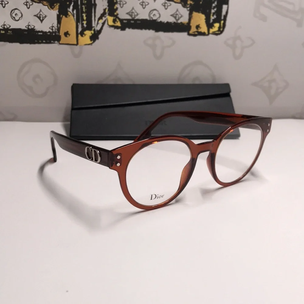 New Authentic Dior CD3 086 51 Ladies Aviator/Pilot Eyeglass Frames – Tortoise